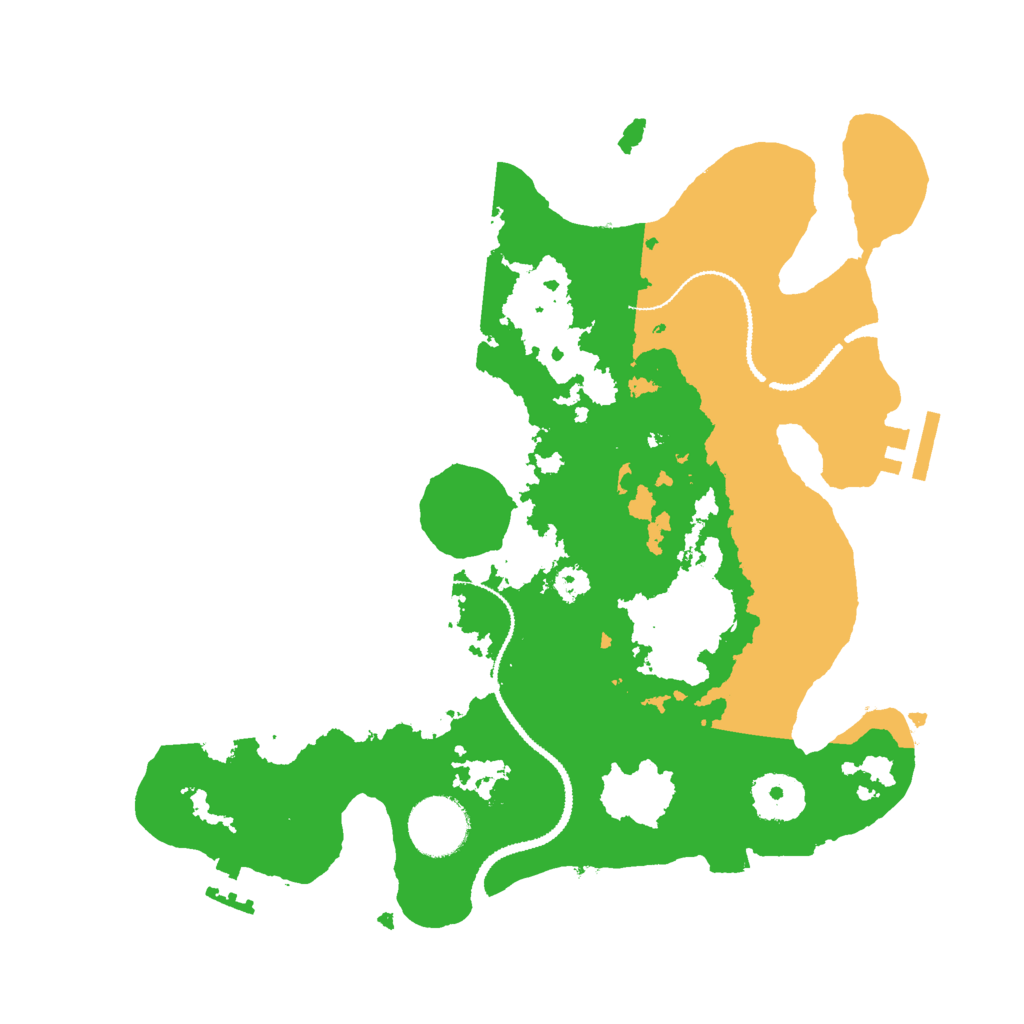 Biome Rust Map: Procedural Map, Size: 3000, Seed: 1651559300