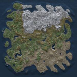 Thumbnail Rust Map: Procedural Map, Size: 5000, Seed: 1978102048, 17 Monuments