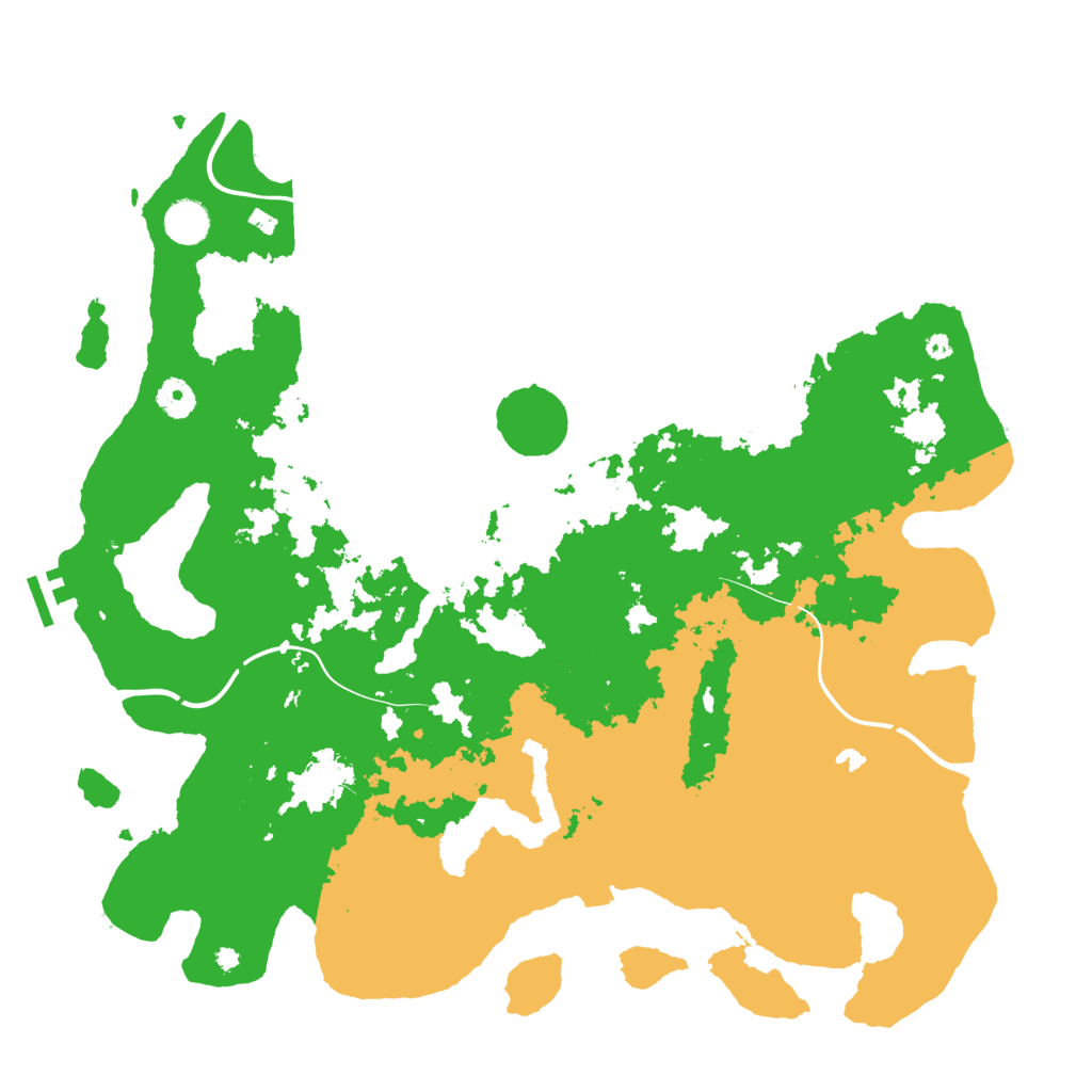 Biome Rust Map: Procedural Map, Size: 4250, Seed: 886281774