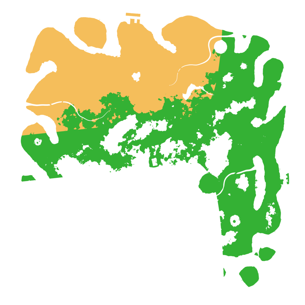 Biome Rust Map: Procedural Map, Size: 4250, Seed: 849244