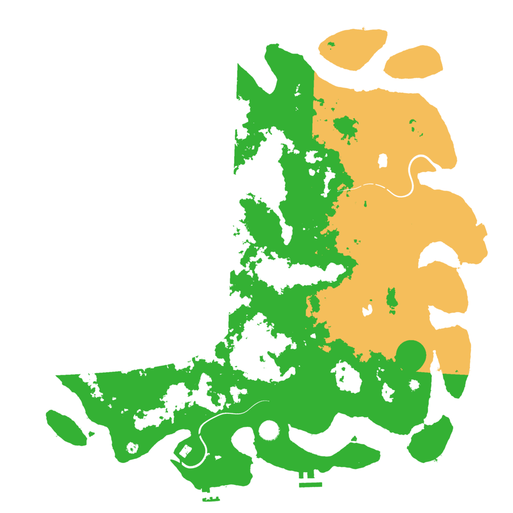 Biome Rust Map: Procedural Map, Size: 4500, Seed: 1832450073