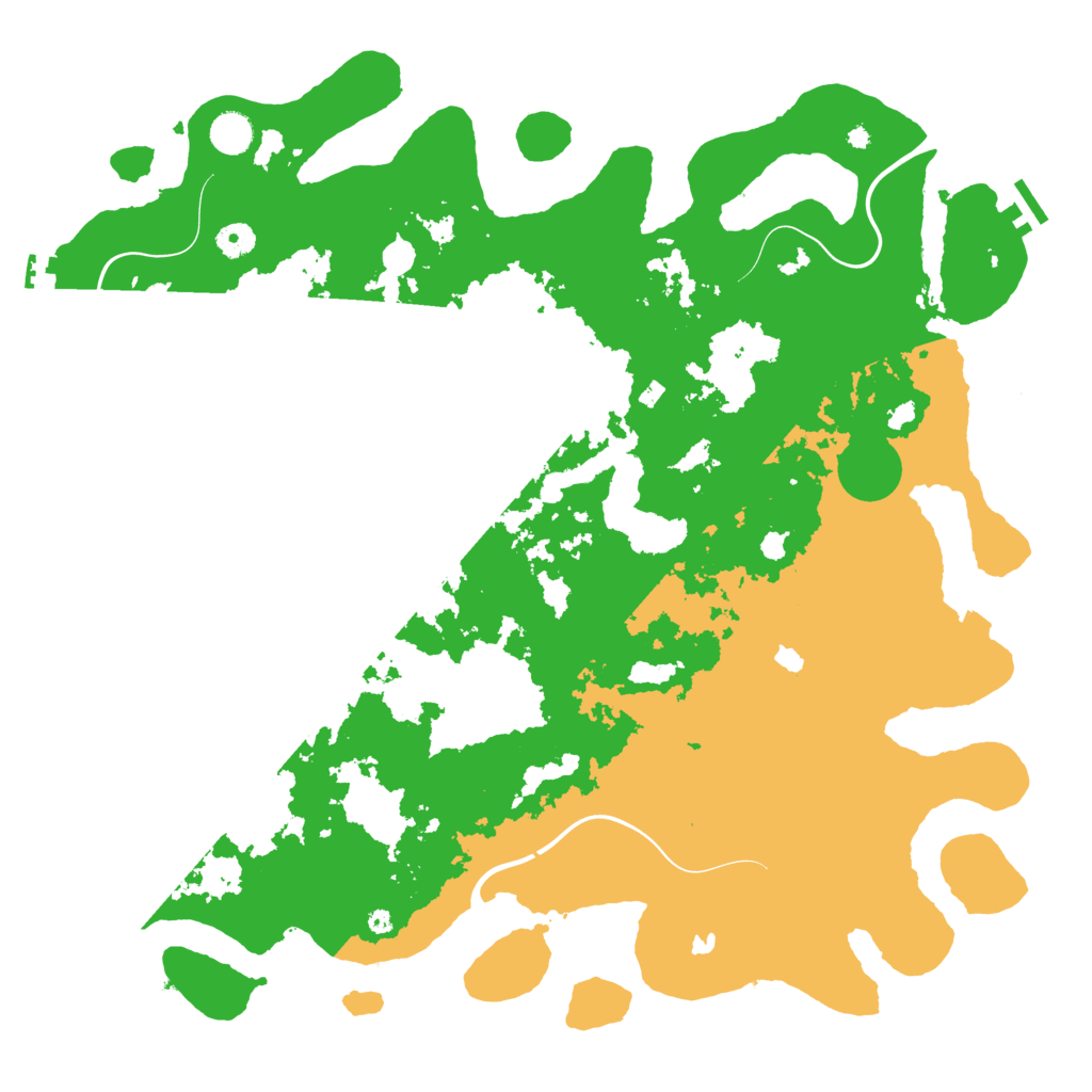 Biome Rust Map: Procedural Map, Size: 4500, Seed: 749719166