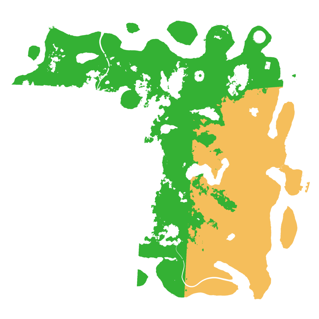 Biome Rust Map: Procedural Map, Size: 4500, Seed: 20241006