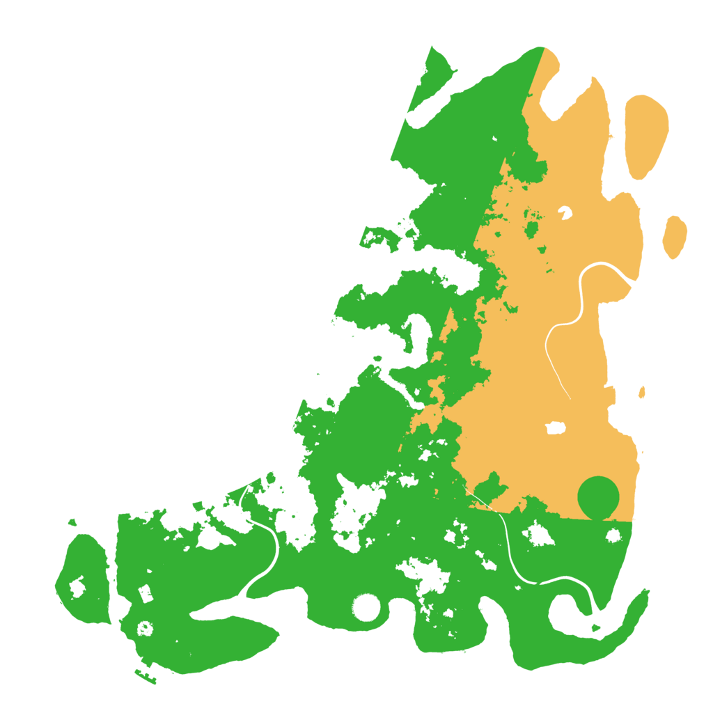 Biome Rust Map: Procedural Map, Size: 4500, Seed: 1375572460