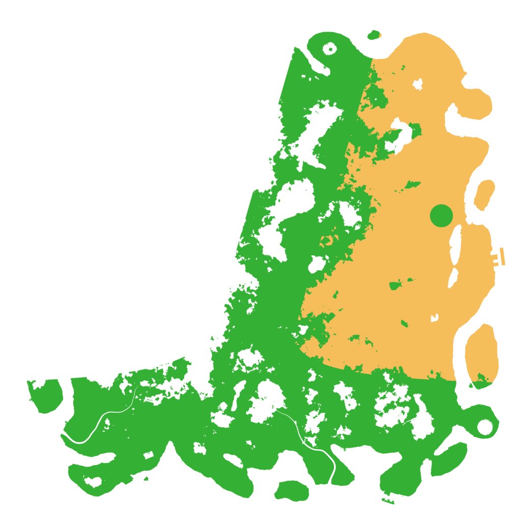 Biome Rust Map: Procedural Map, Size: 6000, Seed: 5269183