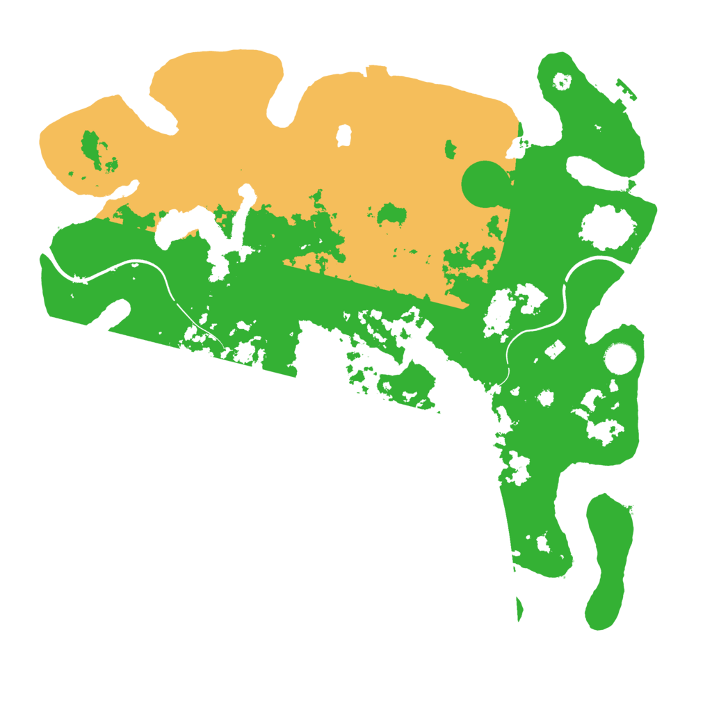 Biome Rust Map: Procedural Map, Size: 4000, Seed: 48152691