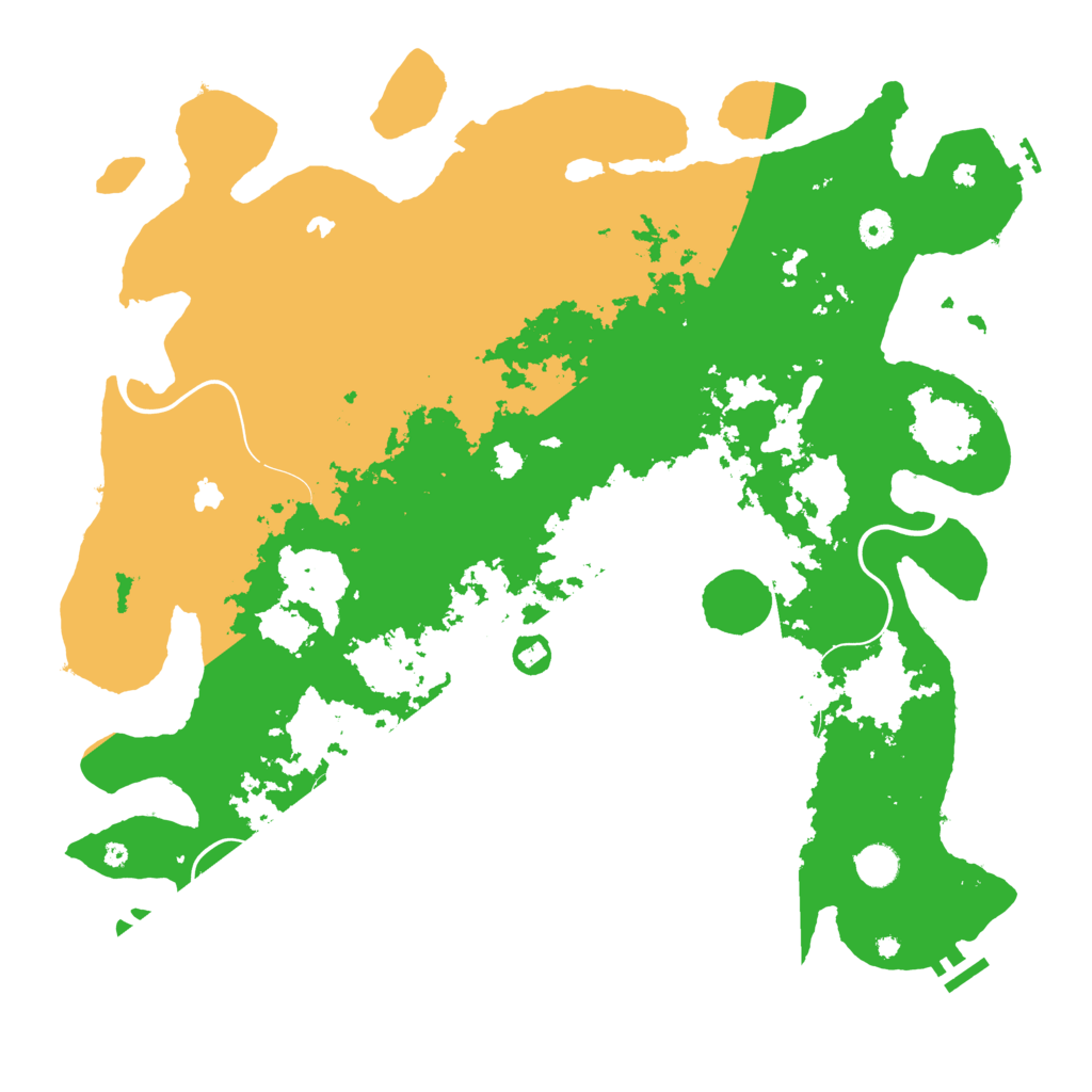 Biome Rust Map: Procedural Map, Size: 4500, Seed: 248211150