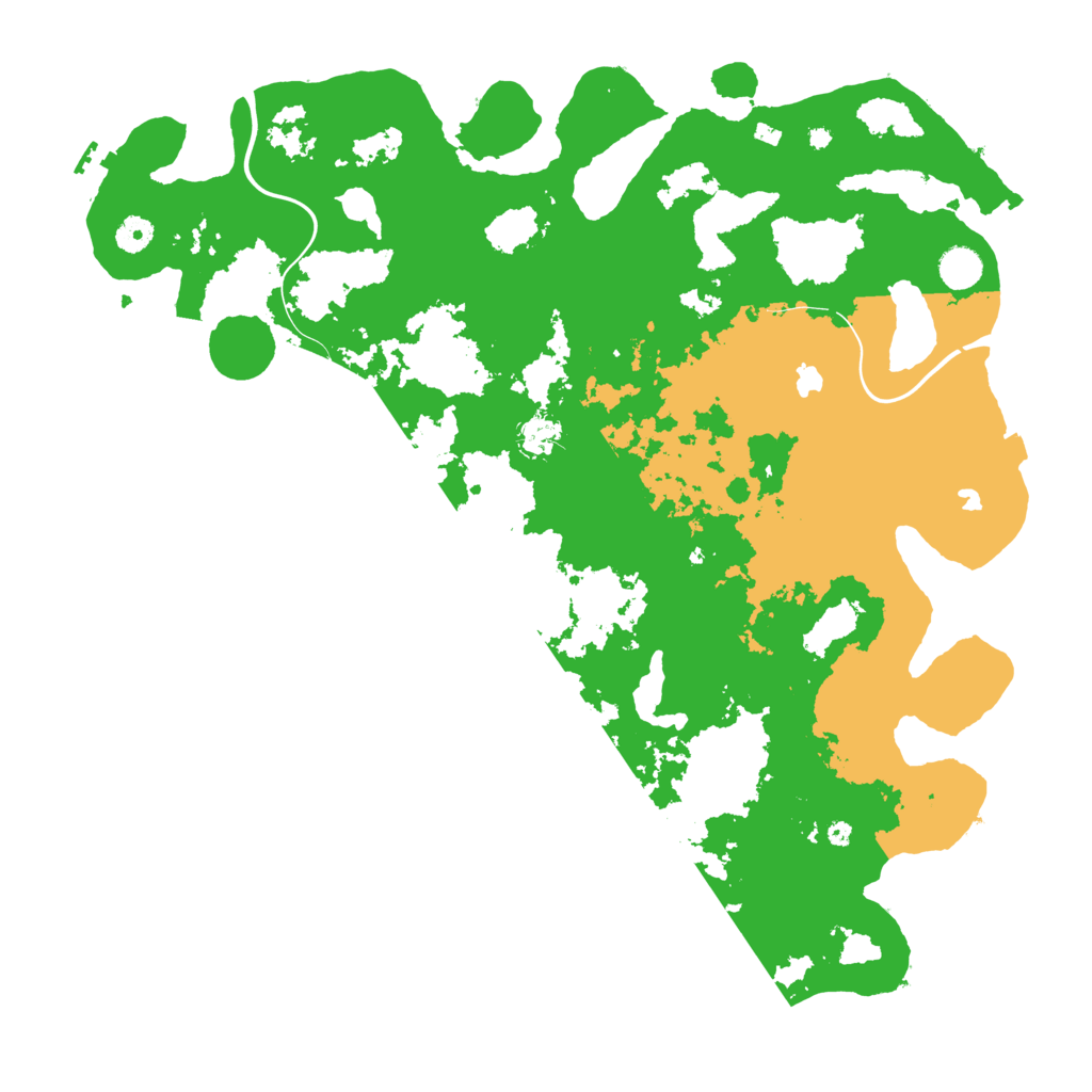 Biome Rust Map: Procedural Map, Size: 4500, Seed: 1200712992