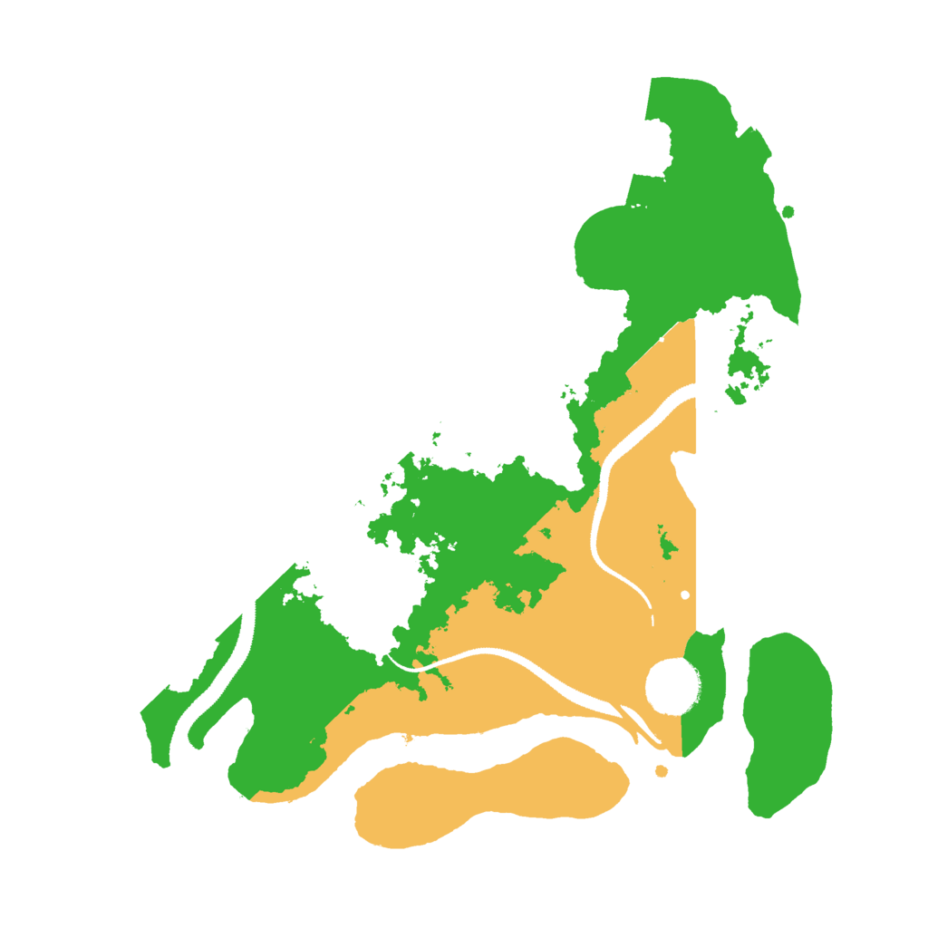 Biome Rust Map: Procedural Map, Size: 3000, Seed: 1395458610