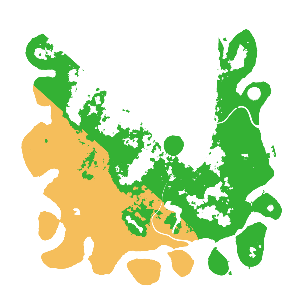 Biome Rust Map: Procedural Map, Size: 4000, Seed: 1000367823