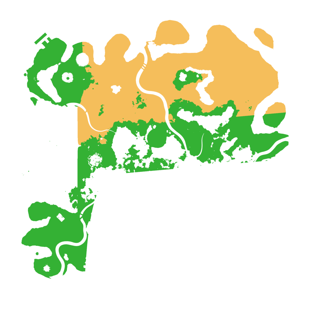 Biome Rust Map: Procedural Map, Size: 4250, Seed: 556307209