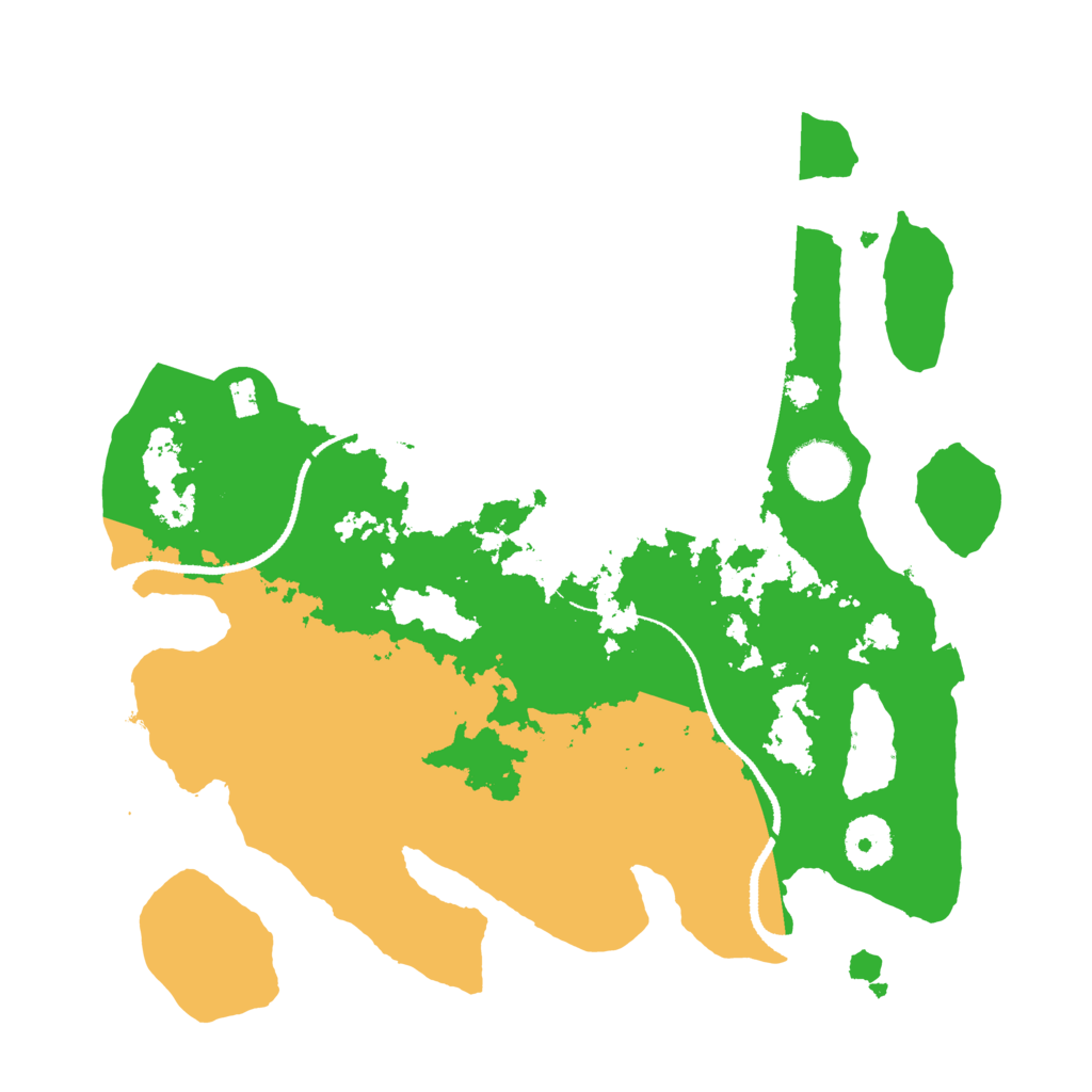 Biome Rust Map: Procedural Map, Size: 3200, Seed: 503211967