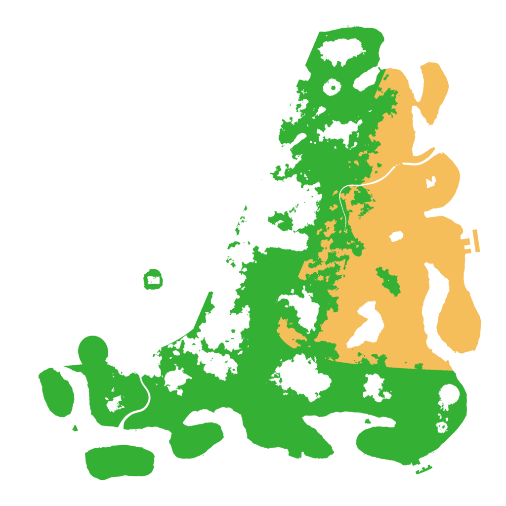 Biome Rust Map: Procedural Map, Size: 4500, Seed: 1391702808