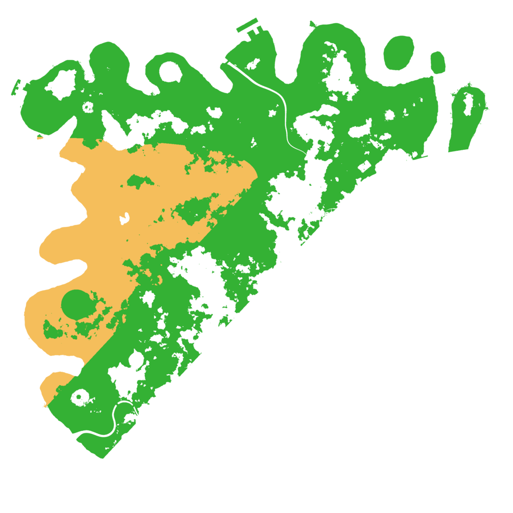 Biome Rust Map: Procedural Map, Size: 4500, Seed: 1460644425
