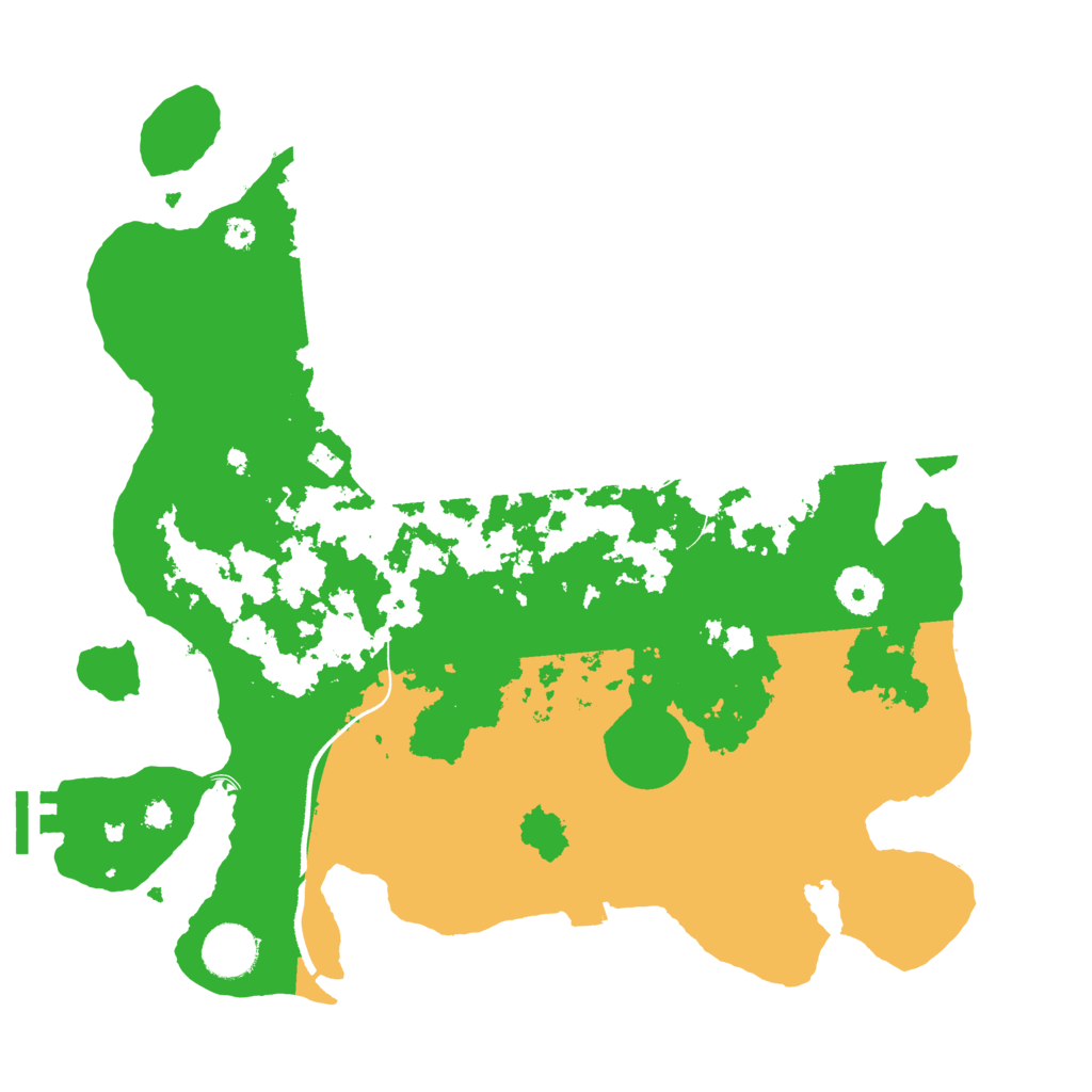 Biome Rust Map: Procedural Map, Size: 3500, Seed: 737577503