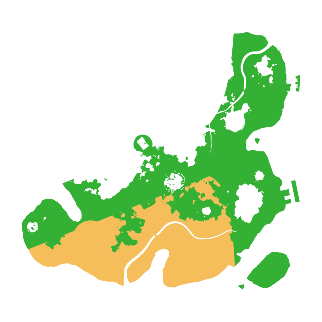 Biome Rust Map: Procedural Map, Size: 3000, Seed: 1469034496