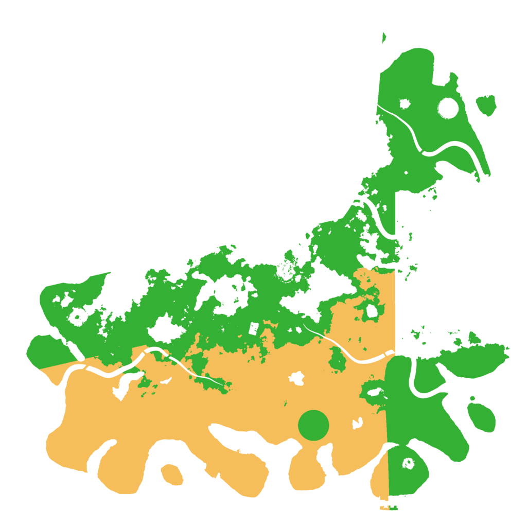 Biome Rust Map: Procedural Map, Size: 4500, Seed: 907427076