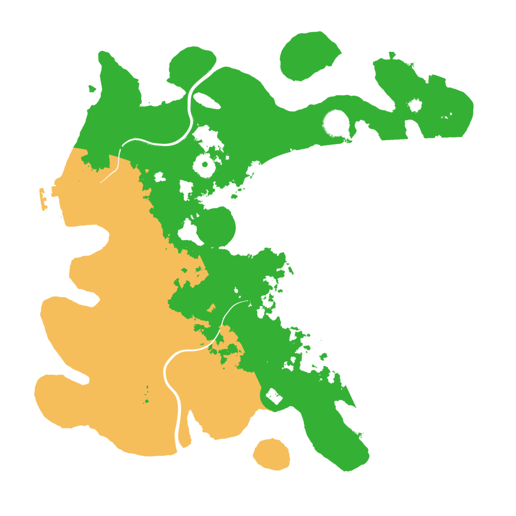 Biome Rust Map: Procedural Map, Size: 3500, Seed: 103628996