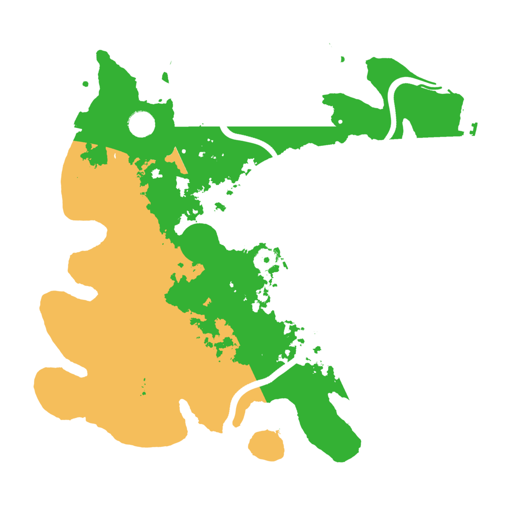 Biome Rust Map: Procedural Map, Size: 3500, Seed: 103628996