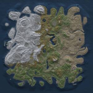 Thumbnail Rust Map: Procedural Map, Size: 4250, Seed: 1983404680, 16 Monuments