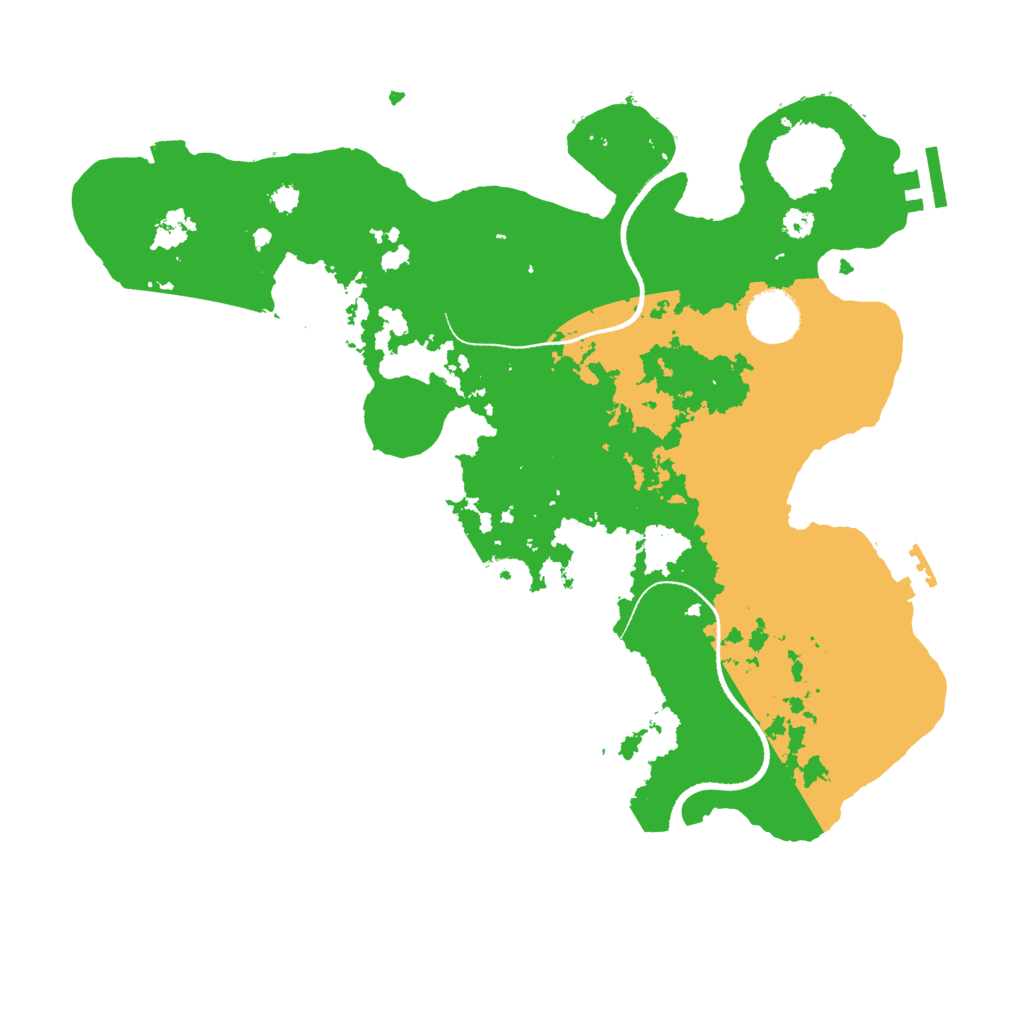 Biome Rust Map: Procedural Map, Size: 3400, Seed: 6942069