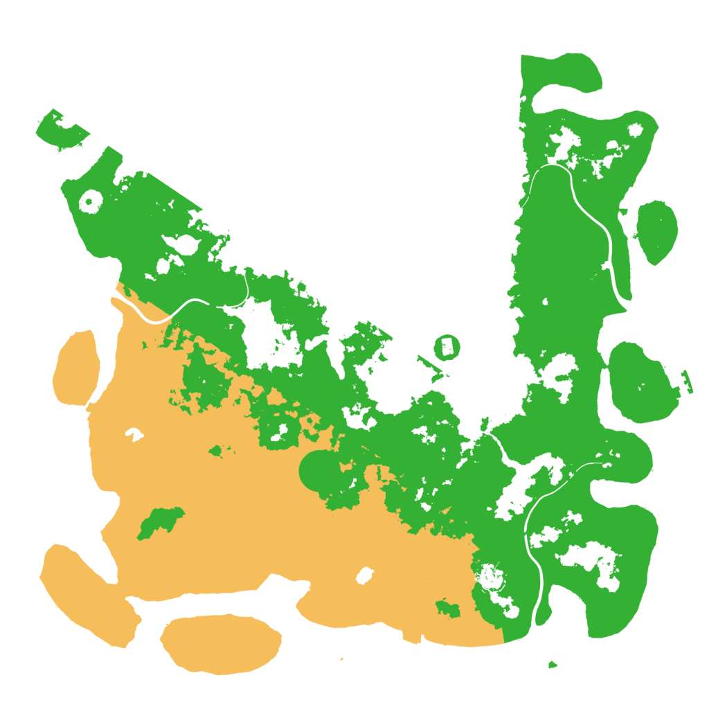 Biome Rust Map: Procedural Map, Size: 4500, Seed: 1727775118