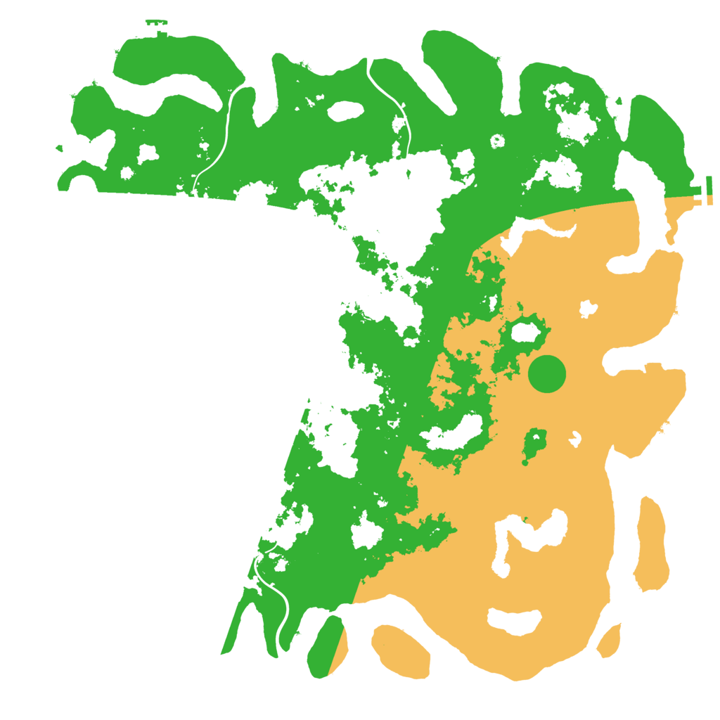 Biome Rust Map: Procedural Map, Size: 5000, Seed: 21297664