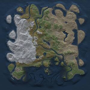 Thumbnail Rust Map: Procedural Map, Size: 4250, Seed: 1777986180, 14 Monuments