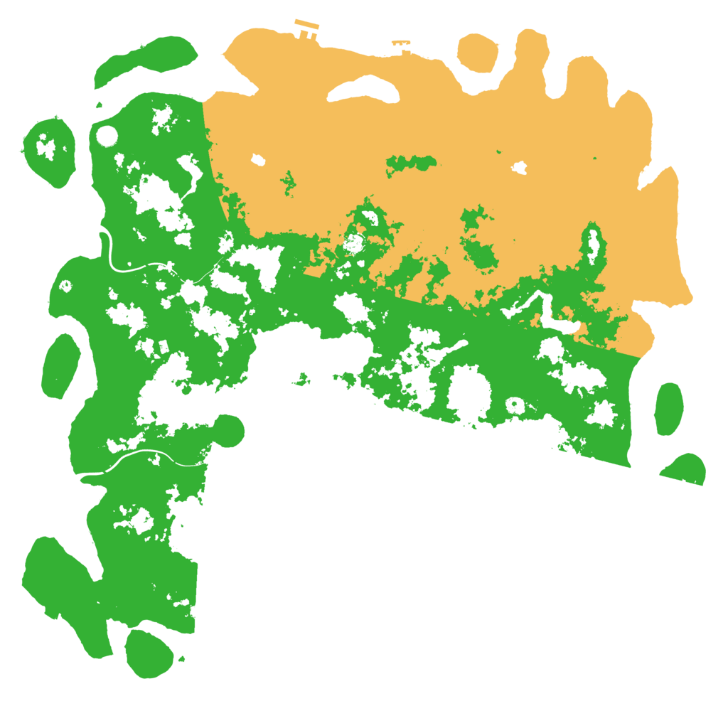Biome Rust Map: Procedural Map, Size: 6000, Seed: 982373654