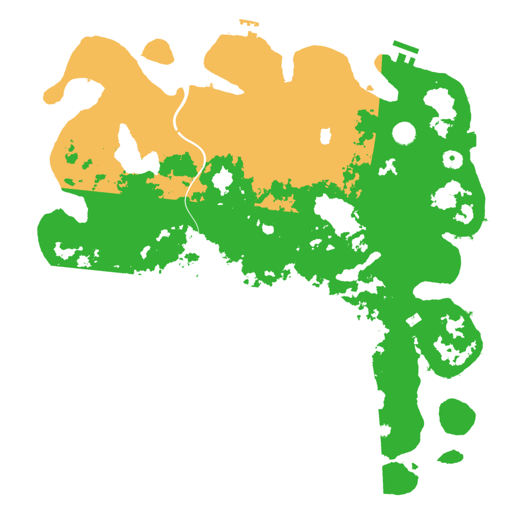 Biome Rust Map: Procedural Map, Size: 4000, Seed: 47228