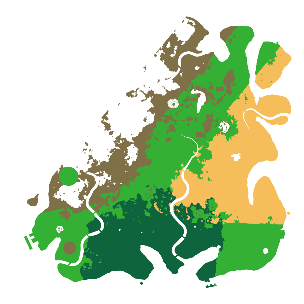 Biome Rust Map: Procedural Map, Size: 4250, Seed: 1334593452