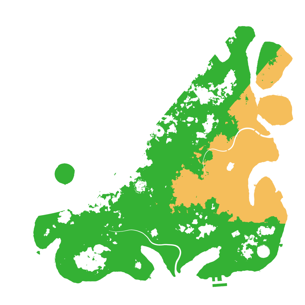 Biome Rust Map: Procedural Map, Size: 4250, Seed: 1334593452