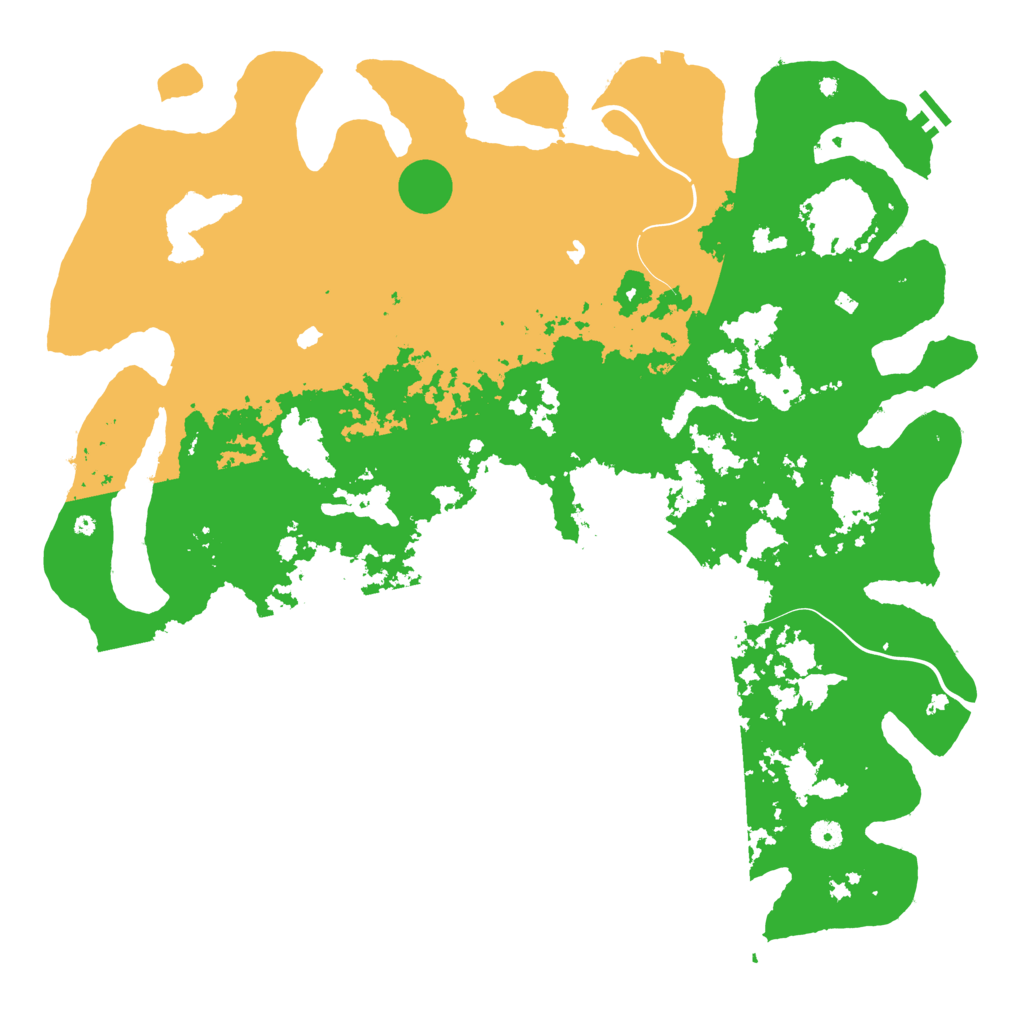 Biome Rust Map: Procedural Map, Size: 5000, Seed: 89231521