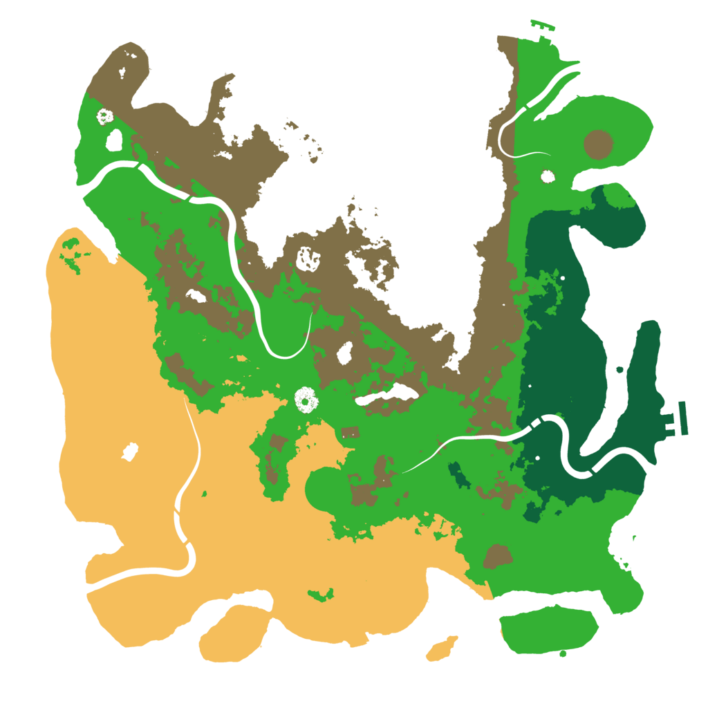 Biome Rust Map: Procedural Map, Size: 4250, Seed: 280981427