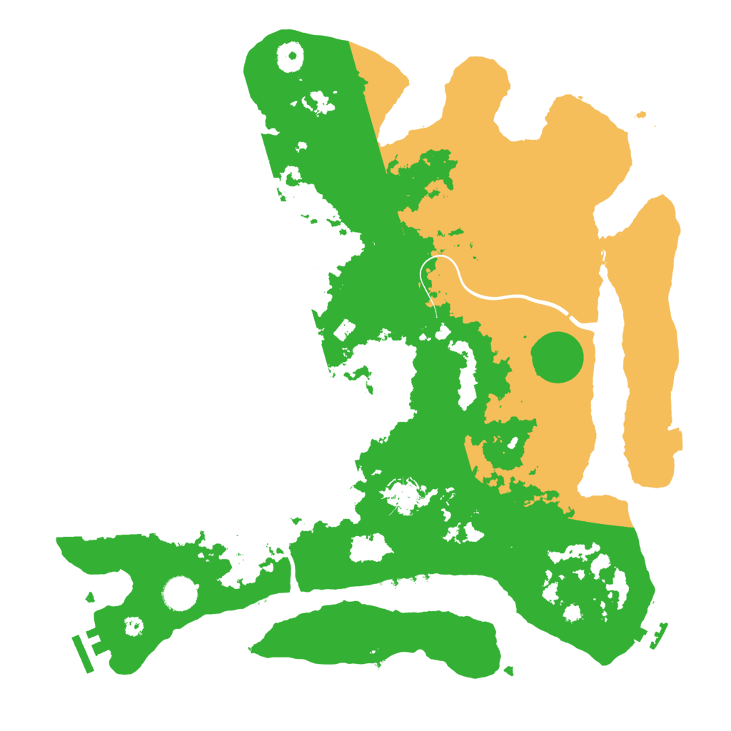 Biome Rust Map: Procedural Map, Size: 3750, Seed: 943385680