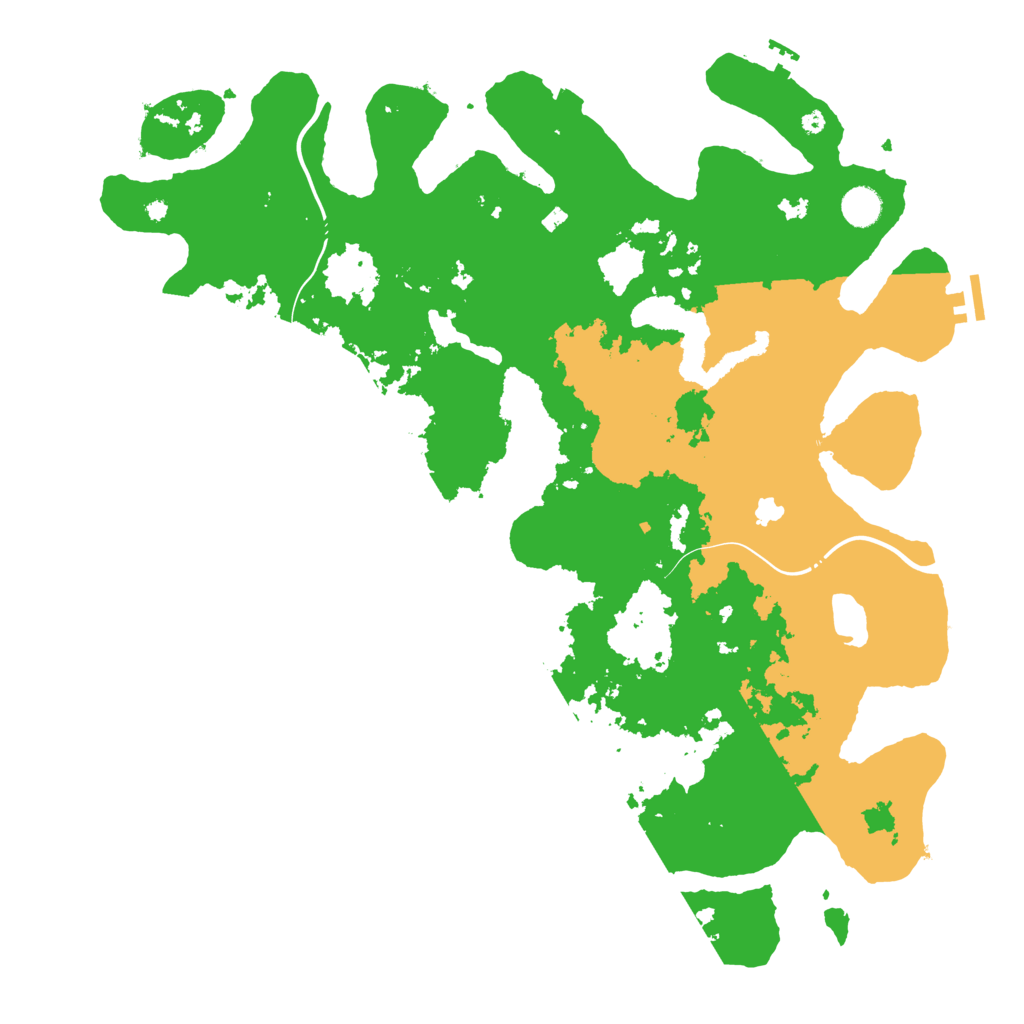 Biome Rust Map: Procedural Map, Size: 4500, Seed: 1648066642