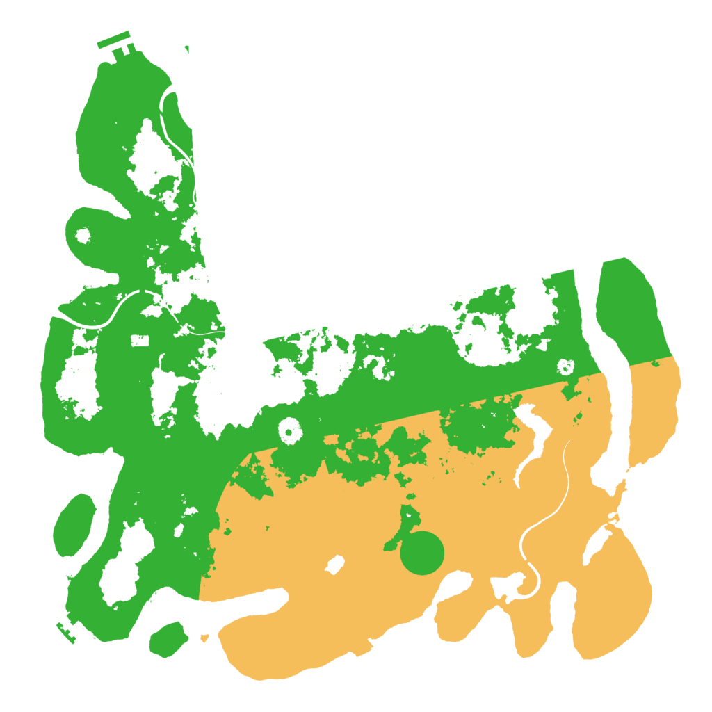 Biome Rust Map: Procedural Map, Size: 4250, Seed: 188170079