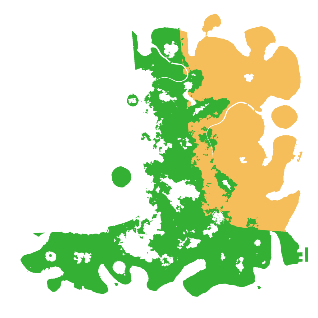 Biome Rust Map: Procedural Map, Size: 4500, Seed: 831