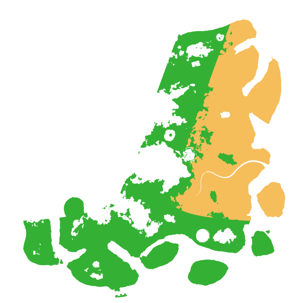 Biome Rust Map: Procedural Map, Size: 4000, Seed: 733157927