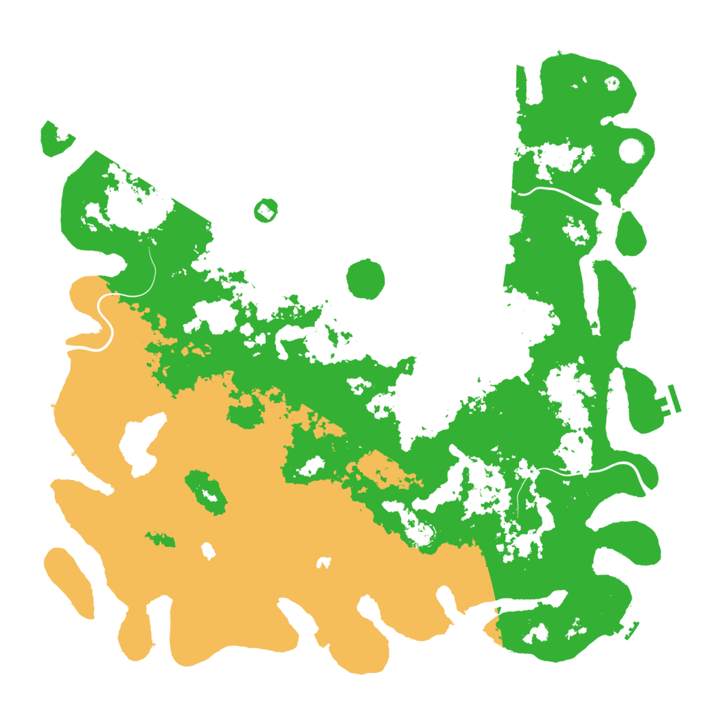 Biome Rust Map: Procedural Map, Size: 5000, Seed: 1612209746