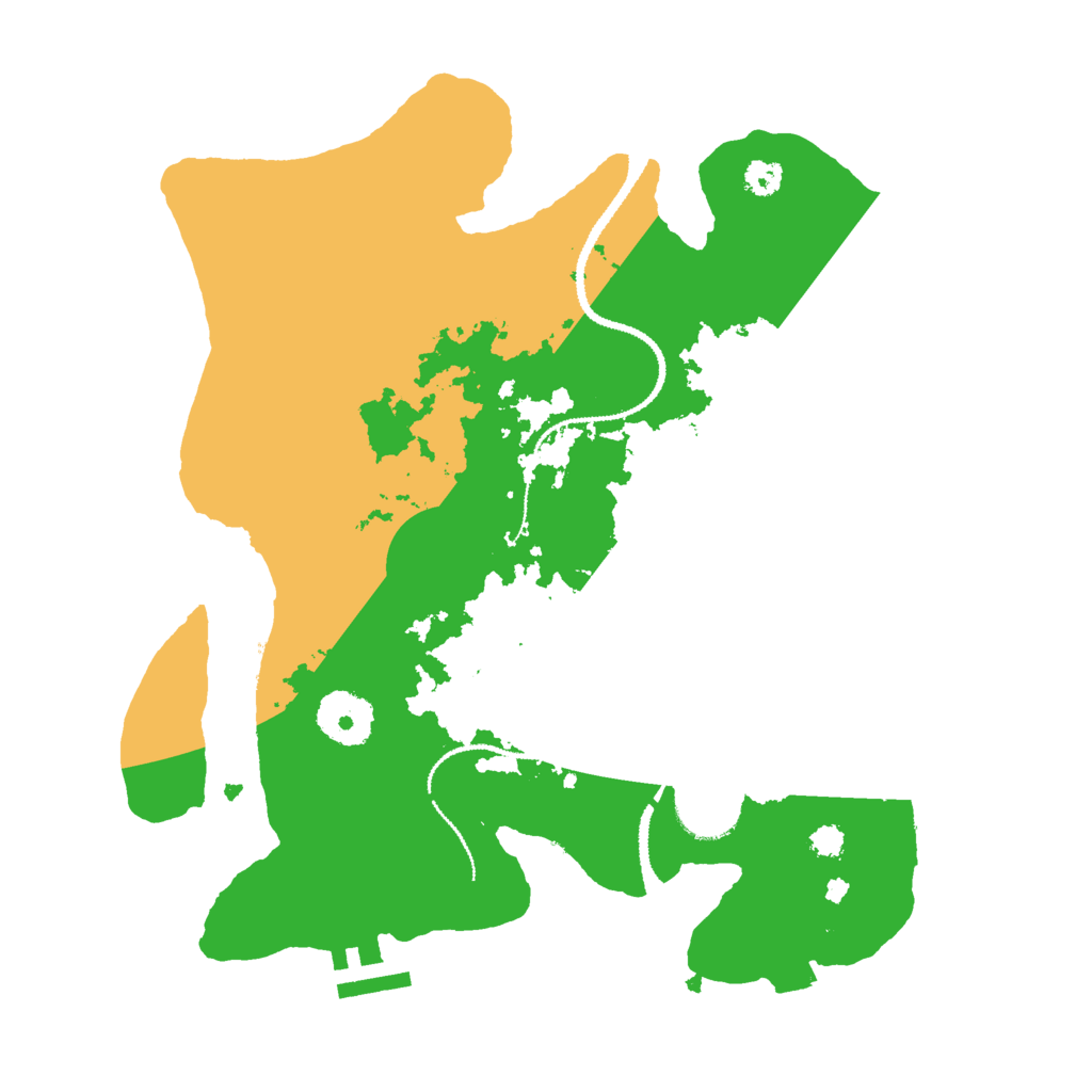 Biome Rust Map: Procedural Map, Size: 3000, Seed: 712893250