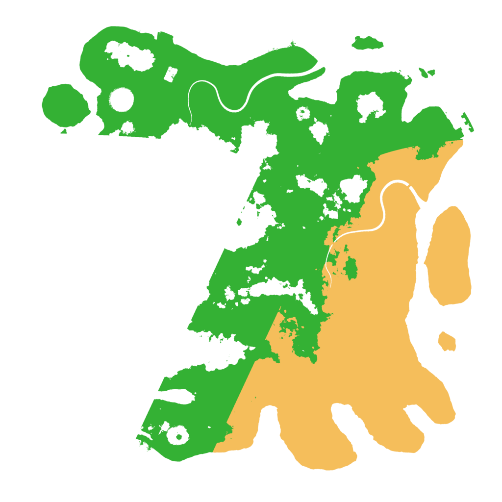 Biome Rust Map: Procedural Map, Size: 3650, Seed: 980204134