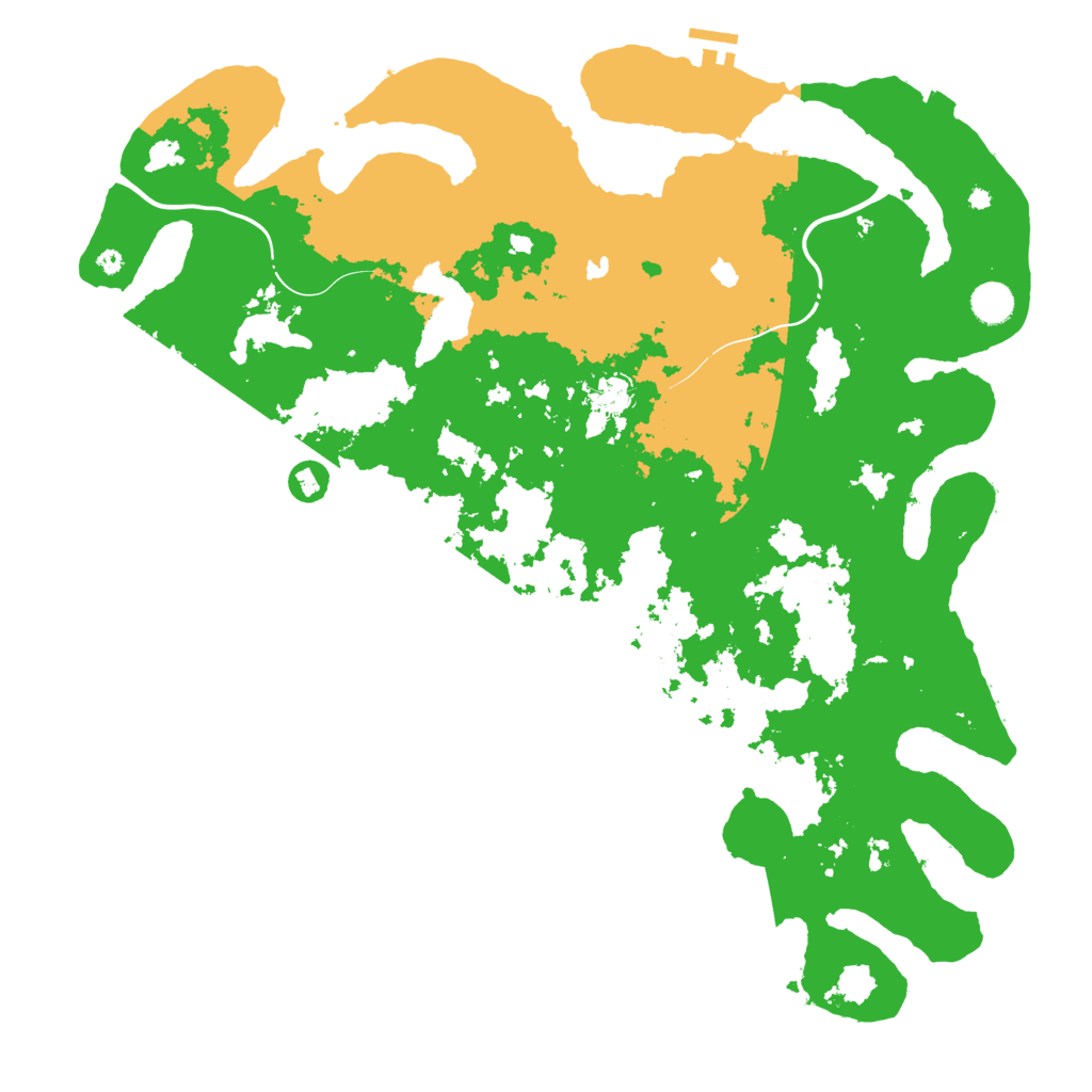 Biome Rust Map: Procedural Map, Size: 4500, Seed: 1759718726