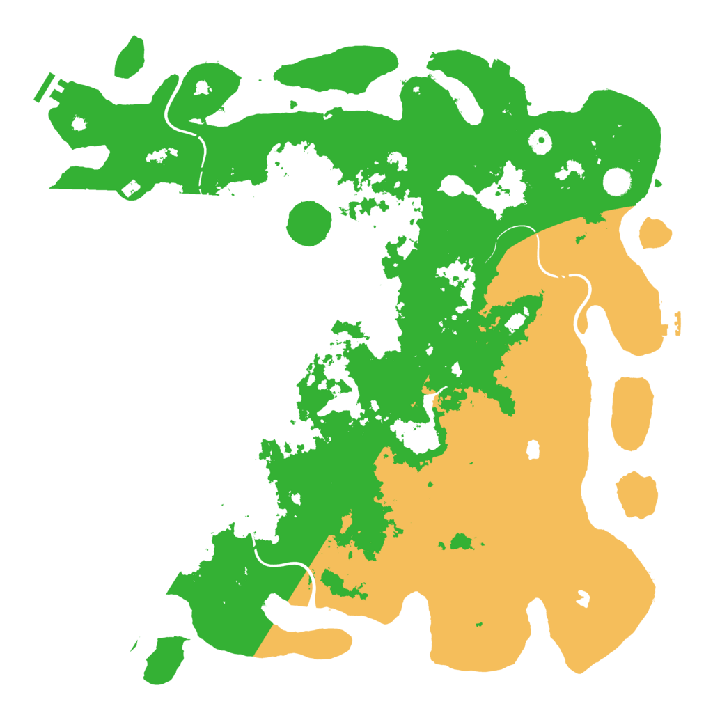 Biome Rust Map: Procedural Map, Size: 4500, Seed: 212133823