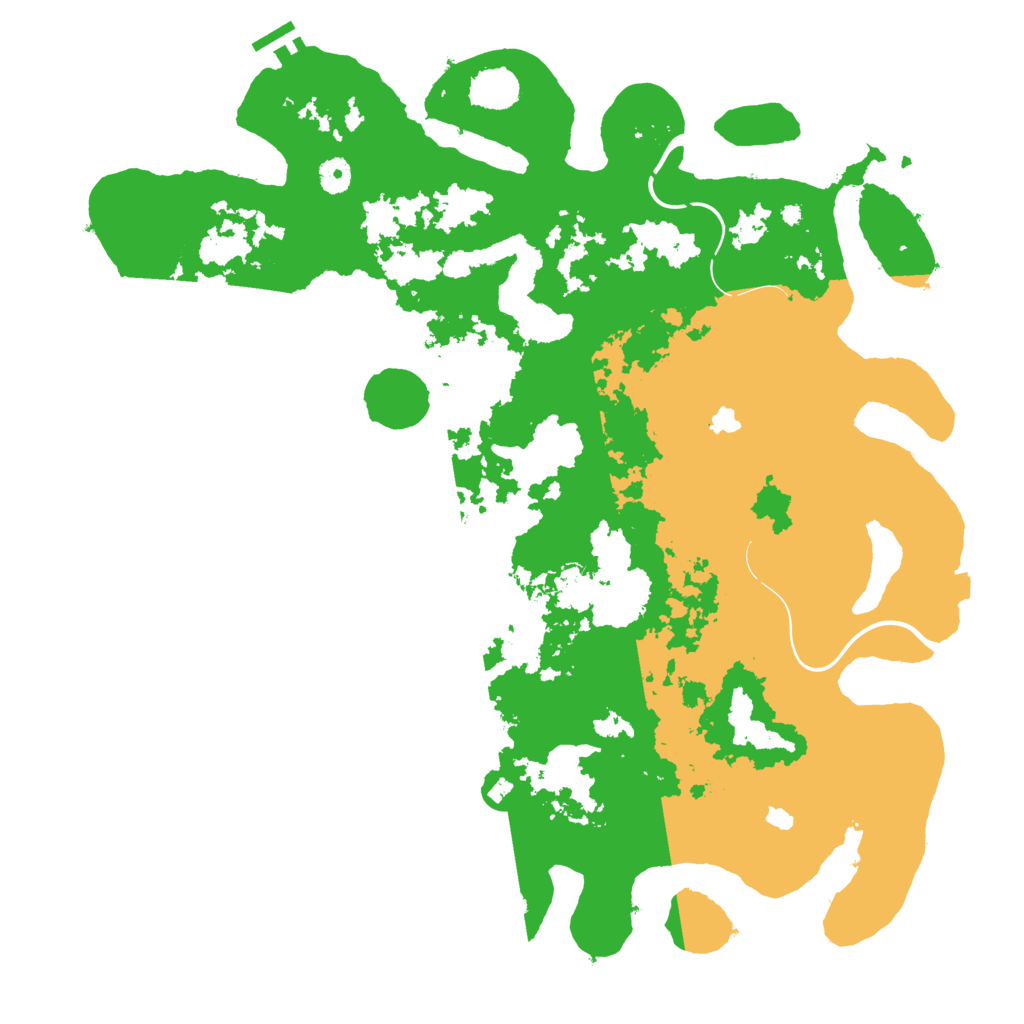 Biome Rust Map: Procedural Map, Size: 4500, Seed: 83865052