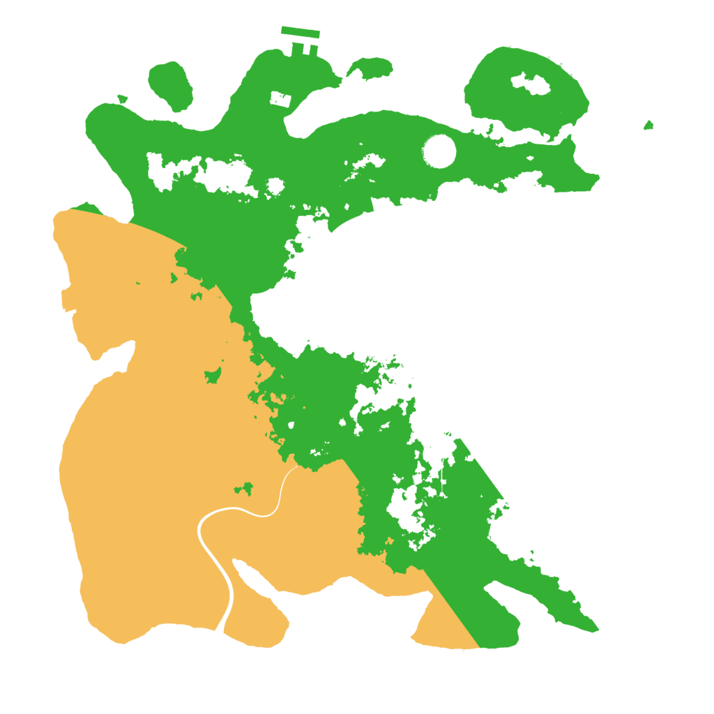 Biome Rust Map: Procedural Map, Size: 3750, Seed: 830005787