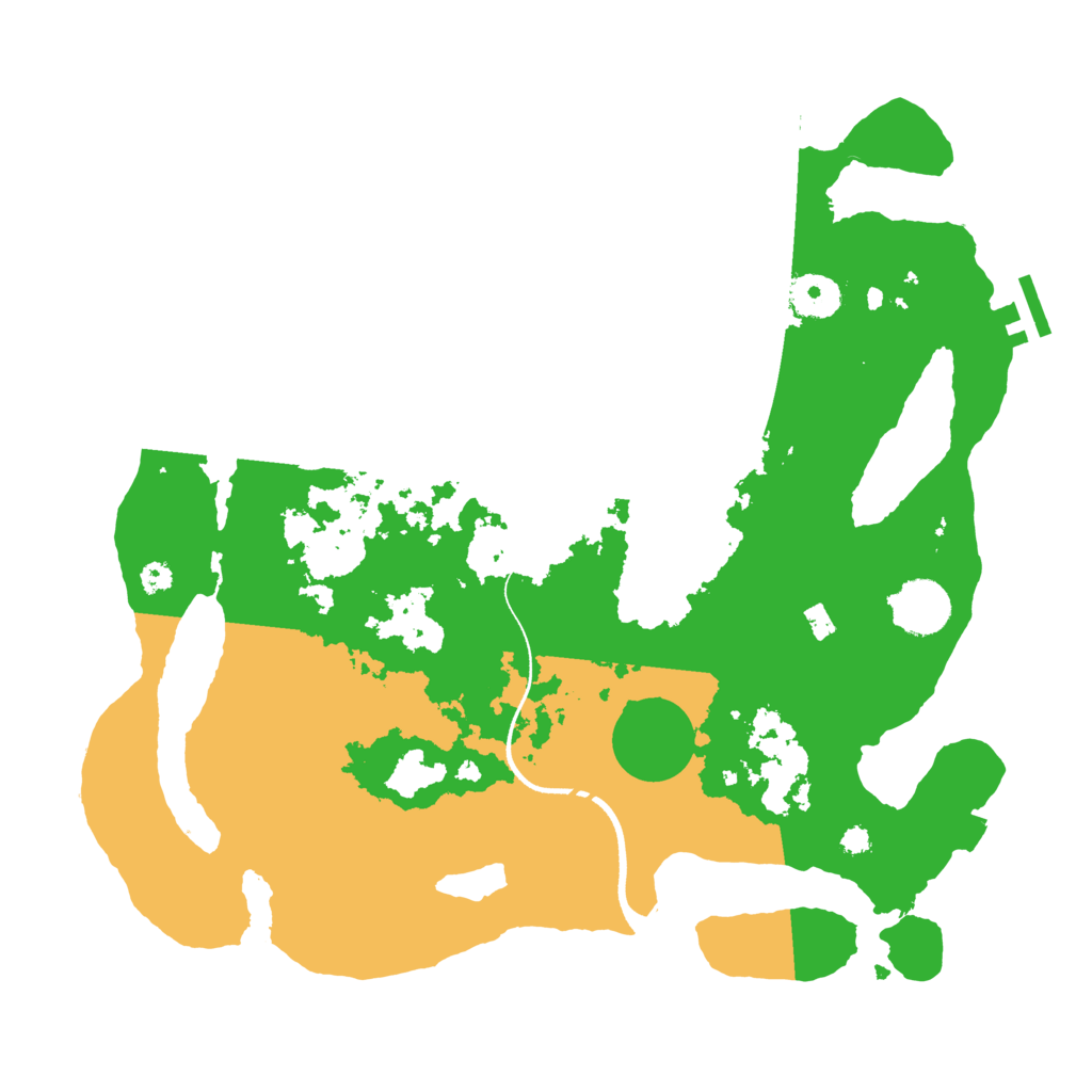 Biome Rust Map: Procedural Map, Size: 3500, Seed: 1862191462