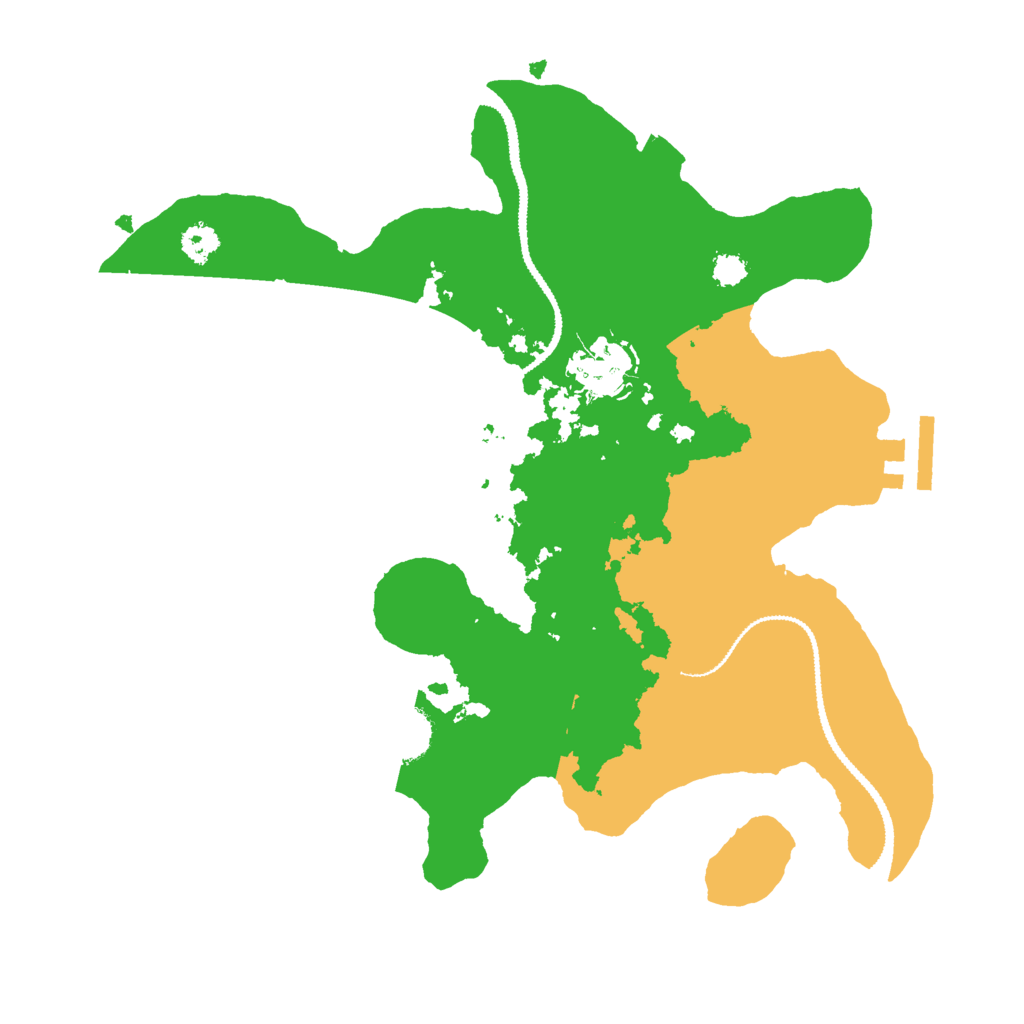 Biome Rust Map: Procedural Map, Size: 2800, Seed: 1473106675