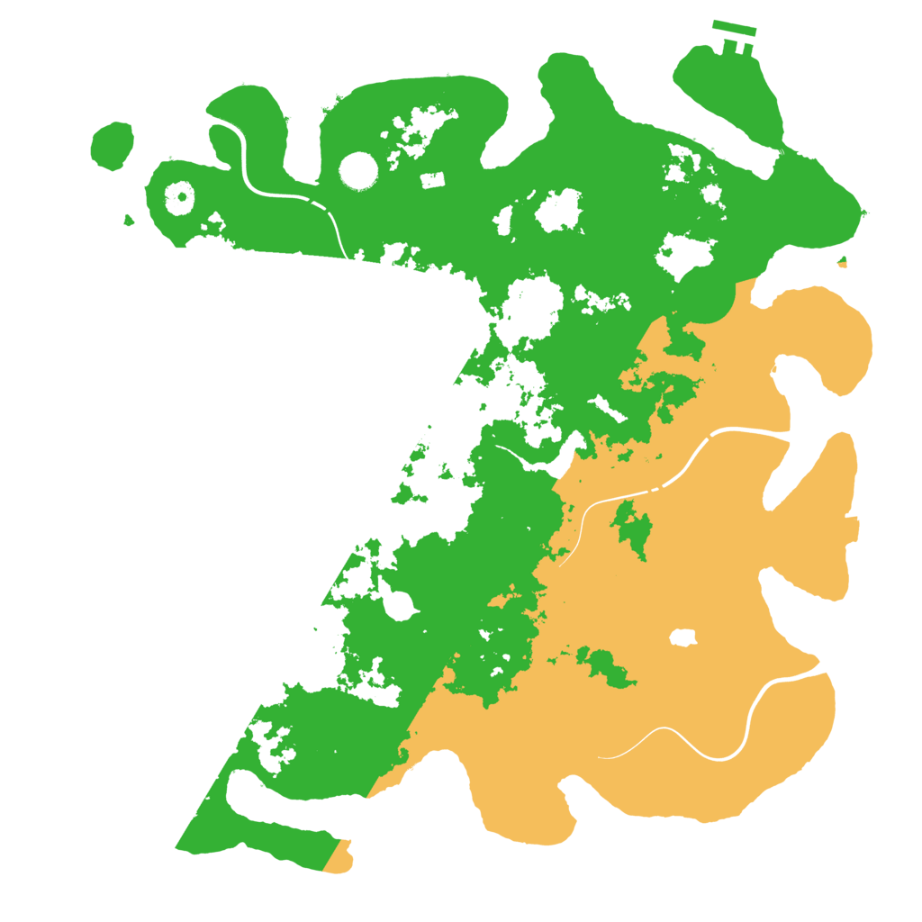 Biome Rust Map: Procedural Map, Size: 4255, Seed: 1412831154