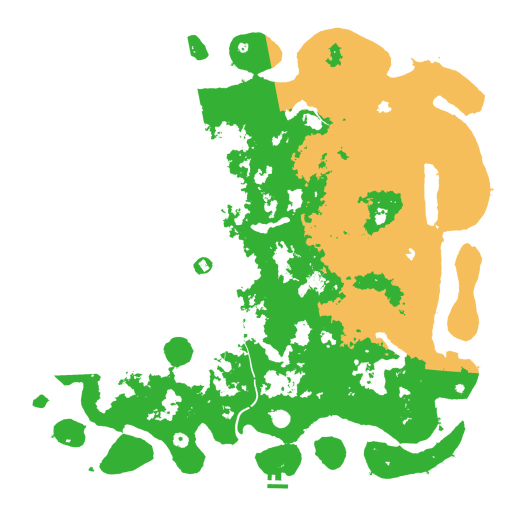 Biome Rust Map: Procedural Map, Size: 5000, Seed: 3682
